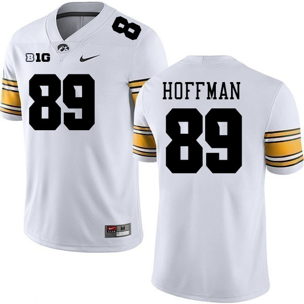 Men #89 Gavin Hoffman Iowa Hawkeyes College Football Jerseys Stitched-White